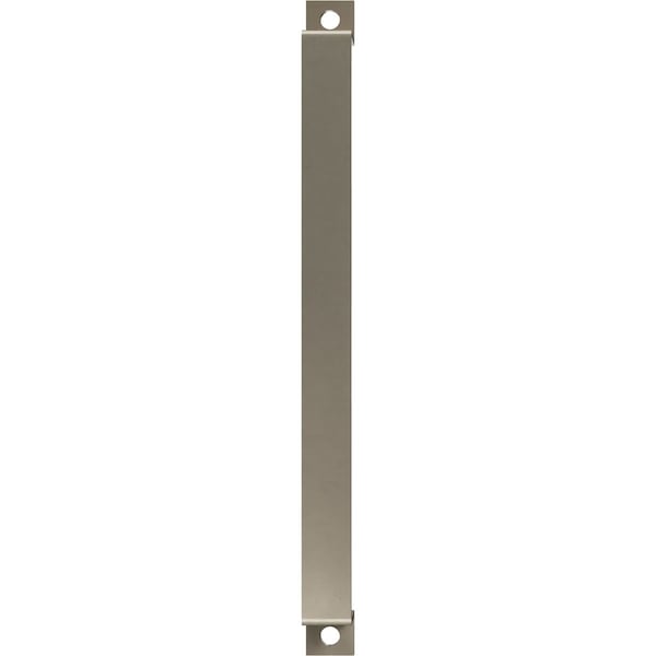 Ekena Millwork Premium 16"L x 1 1/4"W Pull Handle for 2 1/4" Doors, White Bronze GB6001PH516WZ - main